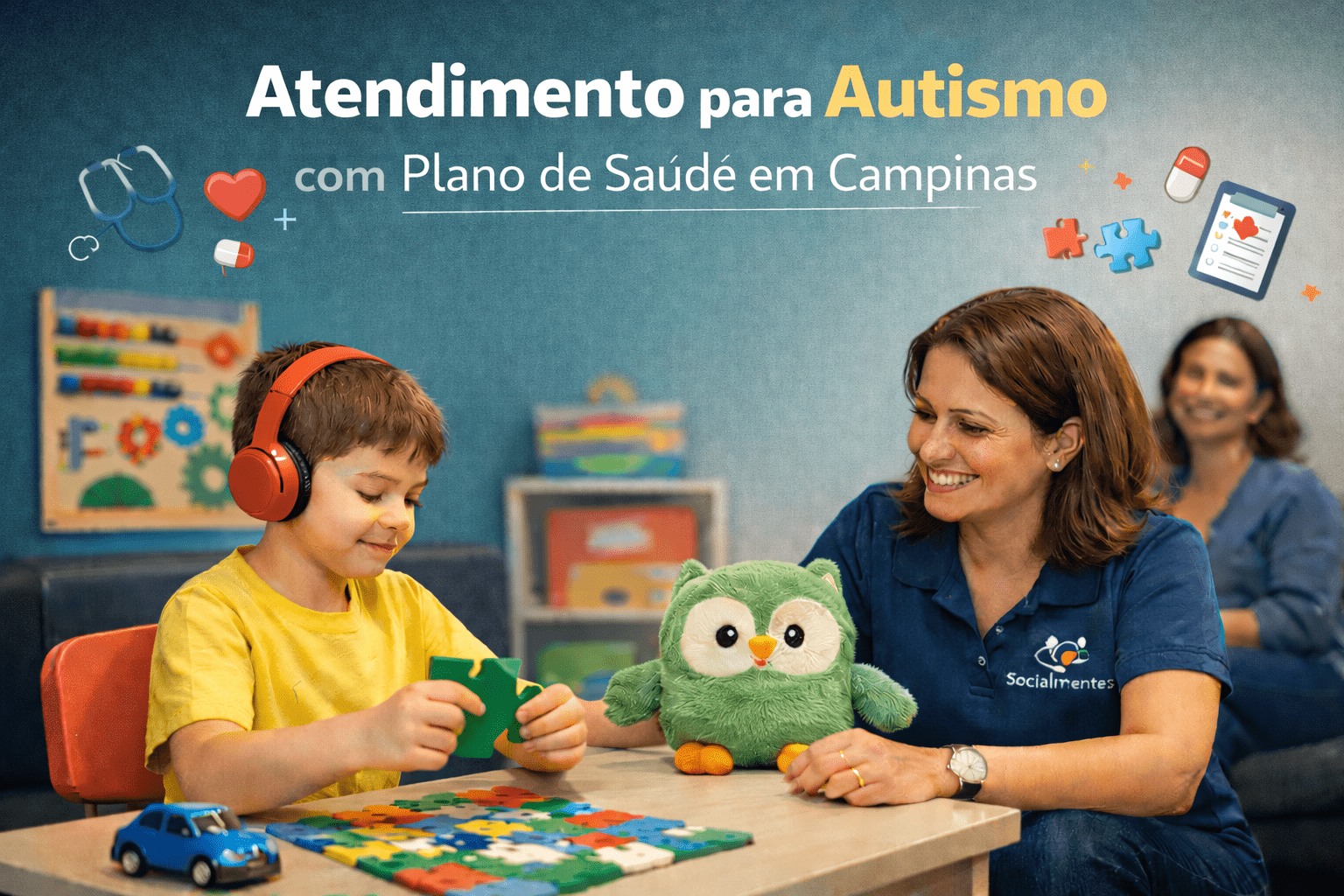 Atendimento para autismo com plano de saúde em Campinas